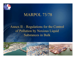 CURSO MARPOL ANEXO II