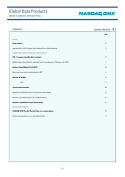 Global Data Products