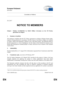 en en notice to members - European Parliament