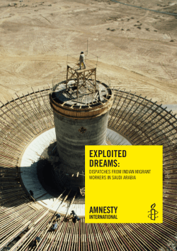 exploited dreams - Amnesty International