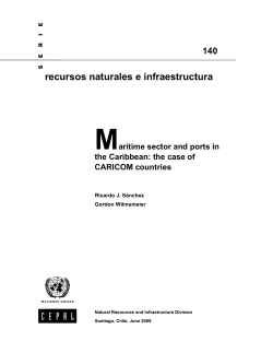 Maritime sector and ports in the Caribbean: the case of