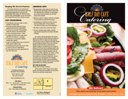 to Catering Menu PDF.