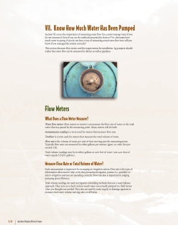 Education - Know how much water has been pumped