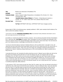 Page 1 of 6 Literature Resources from Gale