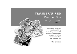 Trainer`s Red Pocketfile of Ready-to