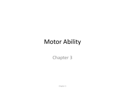 Motor Ability