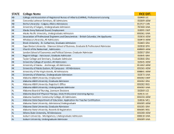 FICE Codes - Faulkner State Community College