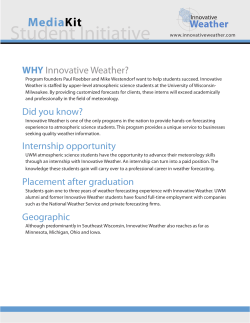 Student Media Kit - Innovative Weather