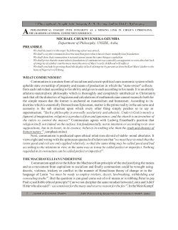 MICHAEL CHUKWUEMEKA OZUMBA PREAMBLE Department of