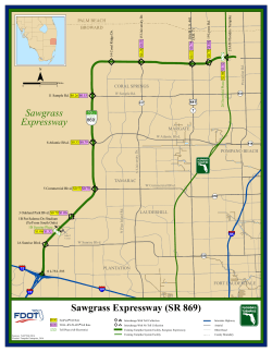 Sawgrass Expressway - Florida`s Turnpike