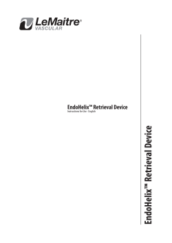 EndoHelix&trade; Retrieval Device