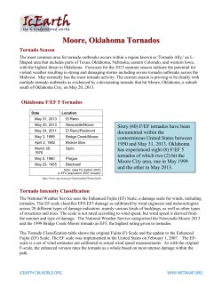 Moore, Oklahoma Tornados - IcEarth a CNL World Program