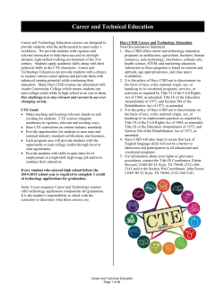 Career and Technical Education