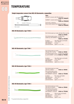 temperature - Instrumentcompaniet AS