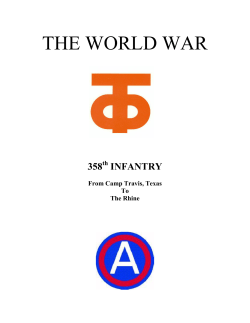 the world war - 90th Infantry Division