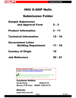 PDF X-GHP Nail Submission Folder (Jan 2013), English