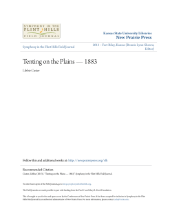 Tenting on the Plains &mdash; 1883