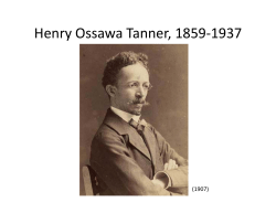 Henry Ossawa Tanner, 1859-1937