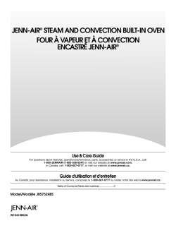 jenn-air&reg; steam and convection built