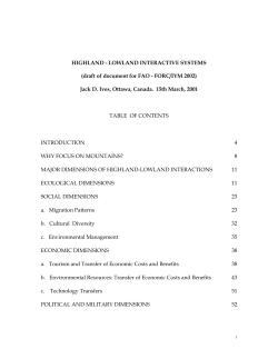 highland - lowland interactive systems