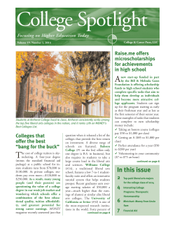 College Spotlight - DeForest Area School District