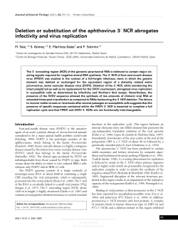 Deletion or substitution of the aphthovirus 3h NCR abrogates