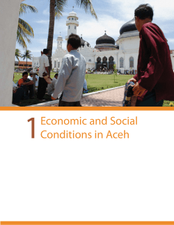 1Economic and Social Conditions in Aceh