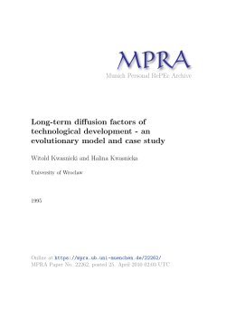 - Munich Personal RePEc Archive