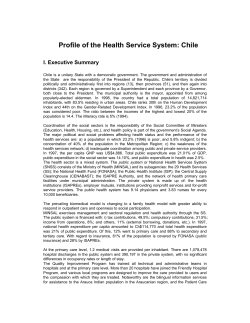 Profile of the Health Service System: Chile