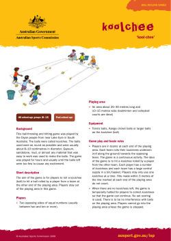 Koolchee - Australian Sports Commission