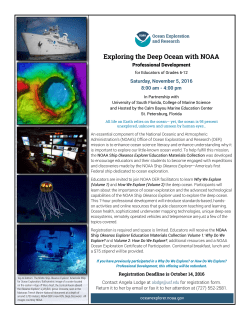 Exploring the Deep Ocean with NOAA