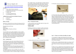 Hair sample collection instructions and FAQ`s