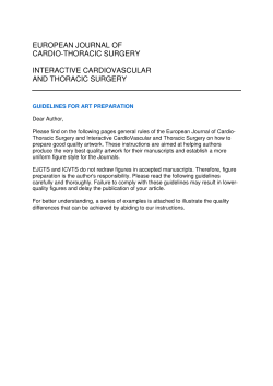 Artwork guidelines for publication
