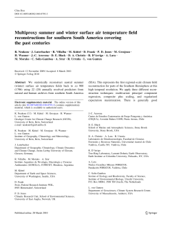 Multiproxy summer and winter surface air temperature field