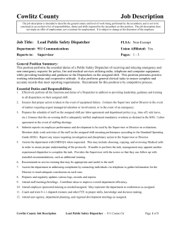 Cowlitz County Job Description