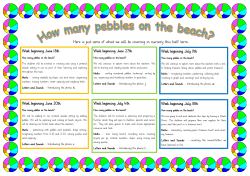 How many pebbles on the beach?