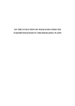 on the evolution of wolbachia-induced parthenogenesis in