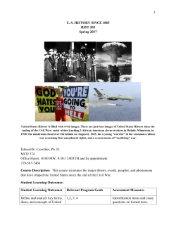 HIST 203 - Faculty and Staff Resources