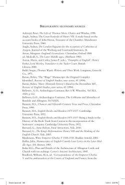 Ackroyd, Peter, The Life of Thomas More. Chatto and Windus, 1998