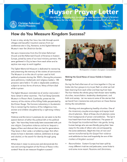 How do You Measure Kingdom Success?