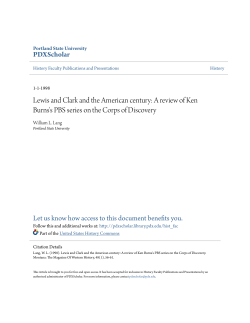 Lewis and Clark and the American century: A review