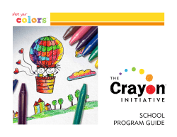school program guide - The Crayon Initiative