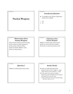 Nuclear Weapons - How Things Work