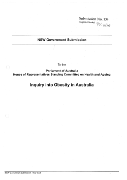 Inquiry into Obesity in Australia