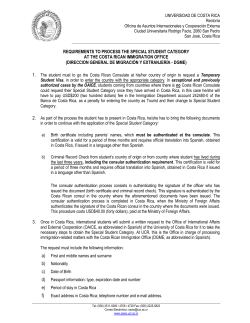 requirements to process the special student category at - oaice-ucr