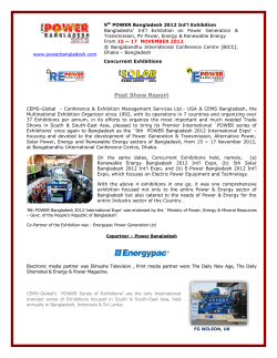 9th POWER BD 2012 &ndash; POST SHOW REPORT