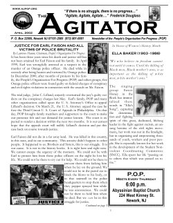 Agitate - People`s Organization for Progress
