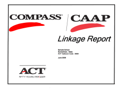 COMPASS_CAAP sample linkage