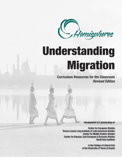 Migration - UT College of Liberal Arts