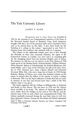The Yale University Library